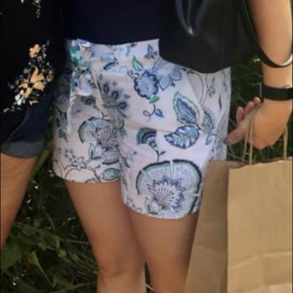 Loft tie front shorts